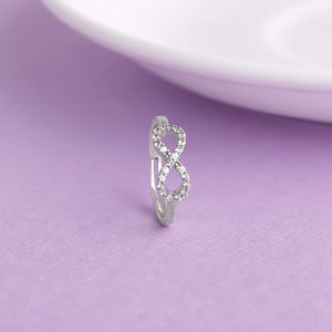 Silver Infinite Grace Ring