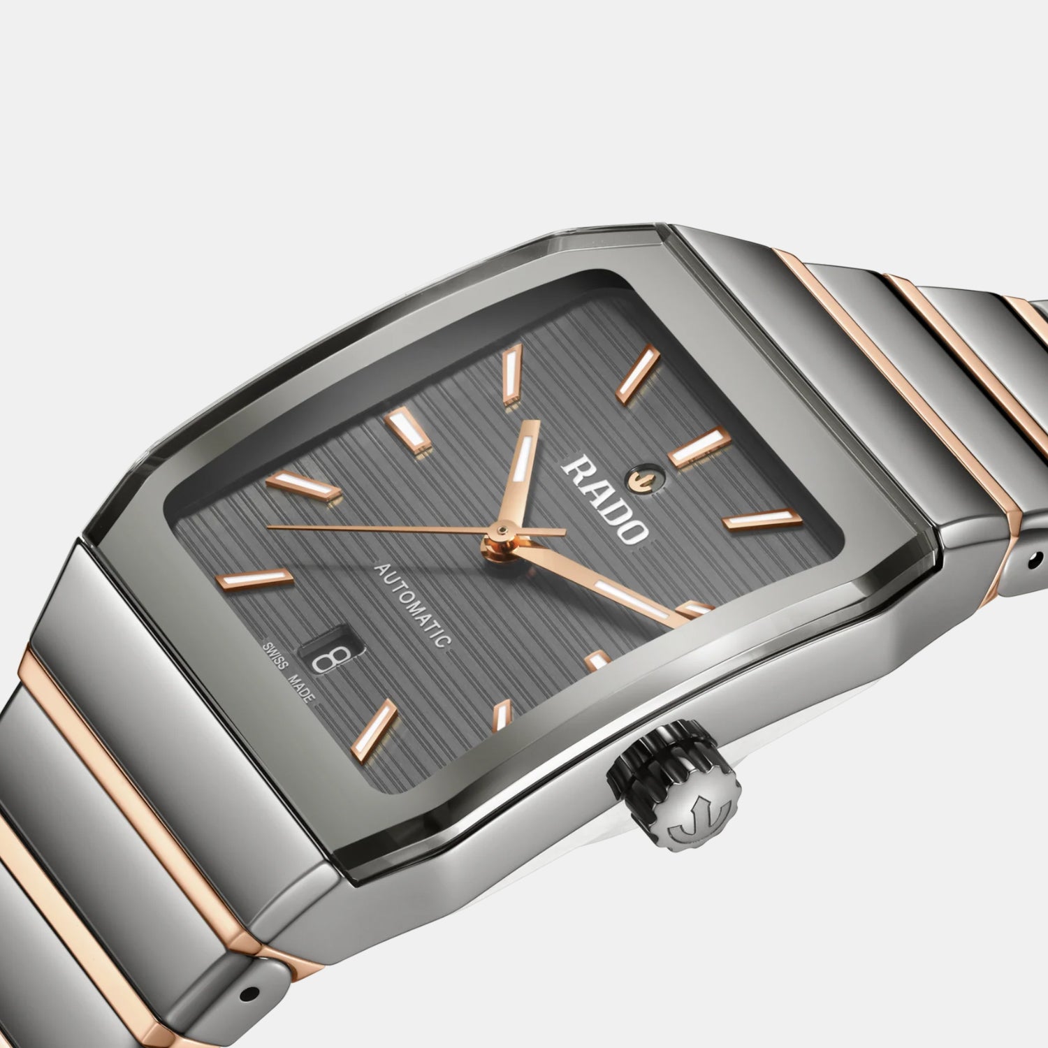 Anatom Unisex Automatic Grey Dial Analog Ceramic Watch R10203102