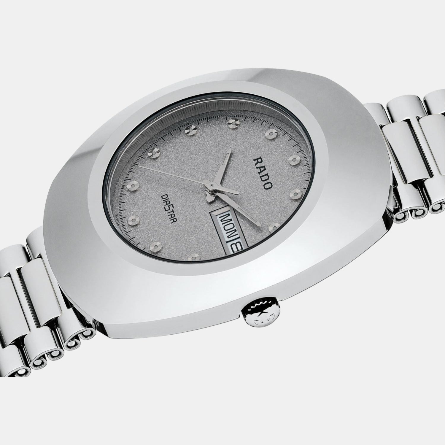 Diastar Men Quartz White Dial Analog Stainless Steel Watch R12391103