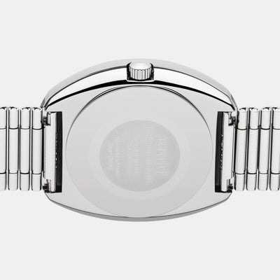 Diastar Men Quartz Black Dial Analog Stainless Steel Watch R12391153