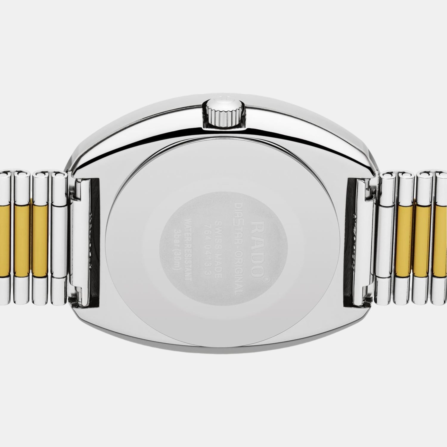 Diastar Men Quartz Yellow Dial Analog Stainless Steel Watch R12391633