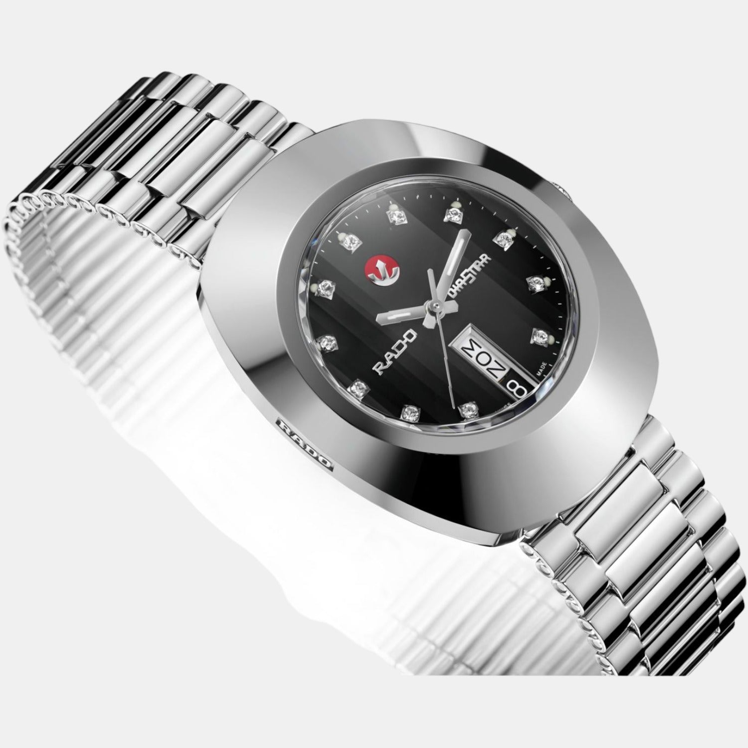 Diastar Men Automatic Black Dial Analog Stainless Steel Watch R12408613