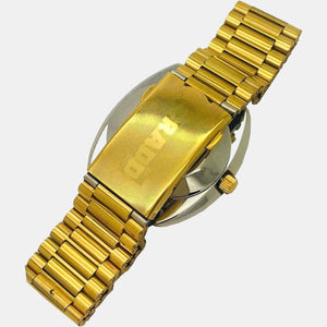 Diastar Men Automatic Gold Dial Analog Stainless Steel Watch R12413243