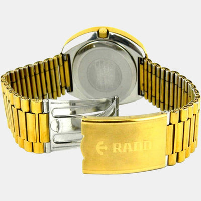 Diastar Men Automatic Gold Dial Analog Stainless Steel Watch R12413243