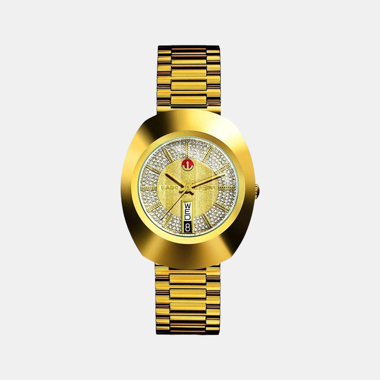 Diastar Men Automatic Gold Dial Analog Stainless Steel Watch R12413243