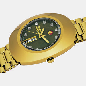 Diastar Men Automatic Green Dial Analog Stainless Steel Watch R12413533