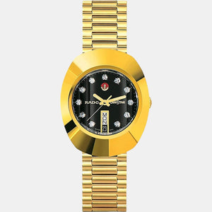Diastar Men Automatic Black Dial Analog Stainless Steel Watch R12413613