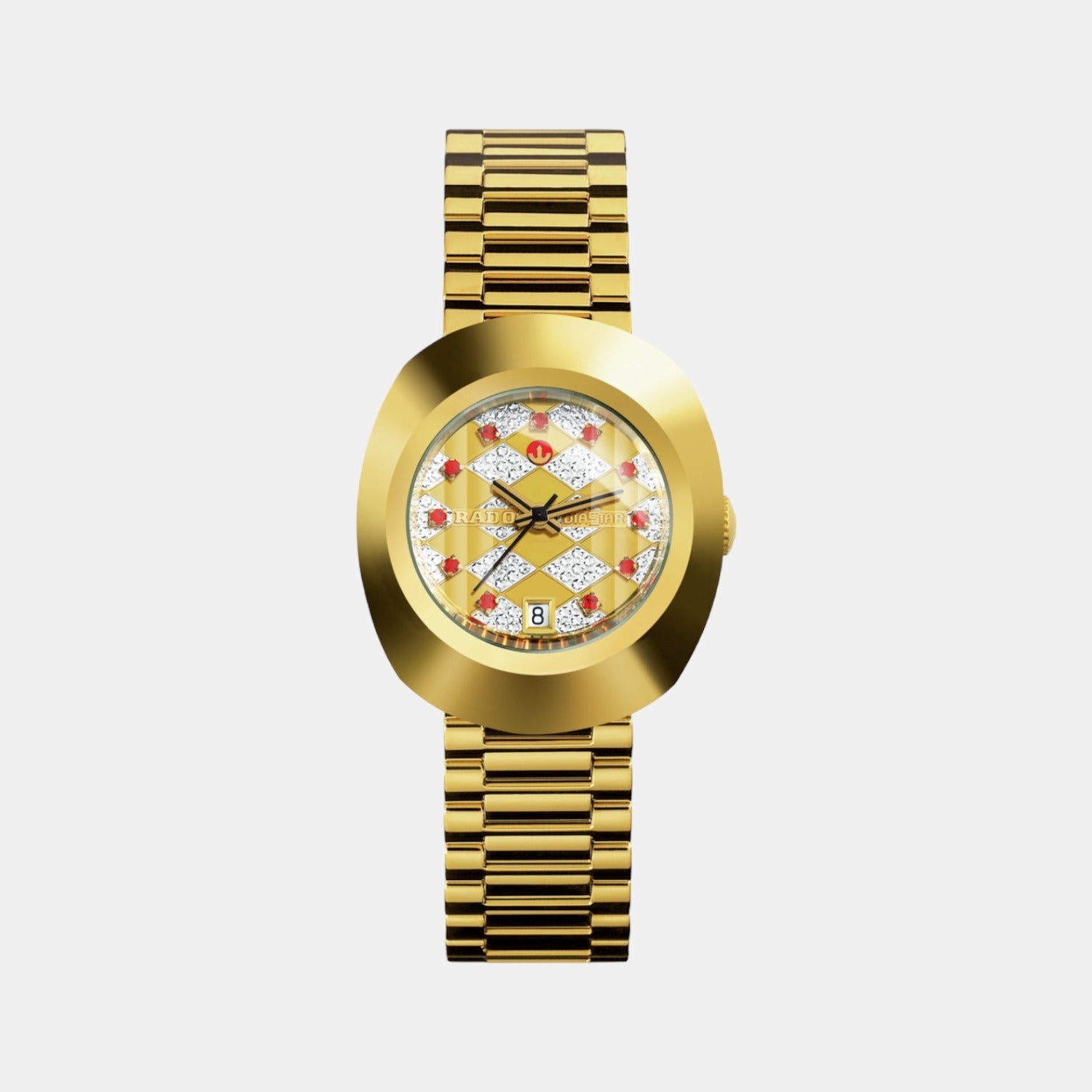 Diastar Women Automatic Gold Dial Analog Stainless Steel Watch R12416193