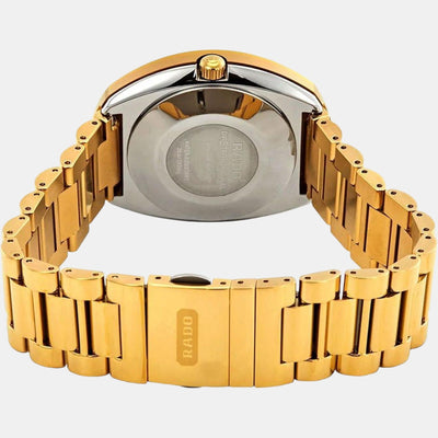 Diastar Women Automatic Gold Dial Analog Stainless Steel Watch R12416393