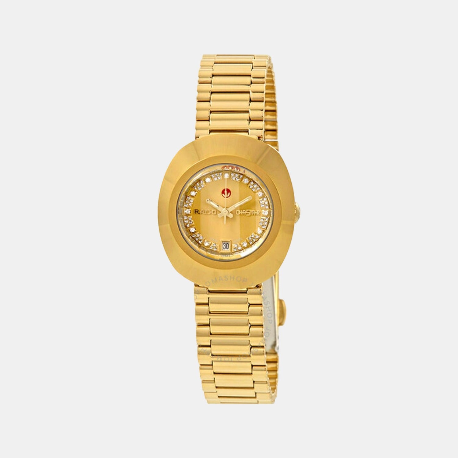 Diastar Women Automatic Gold Dial Analog Stainless Steel Watch R12416673