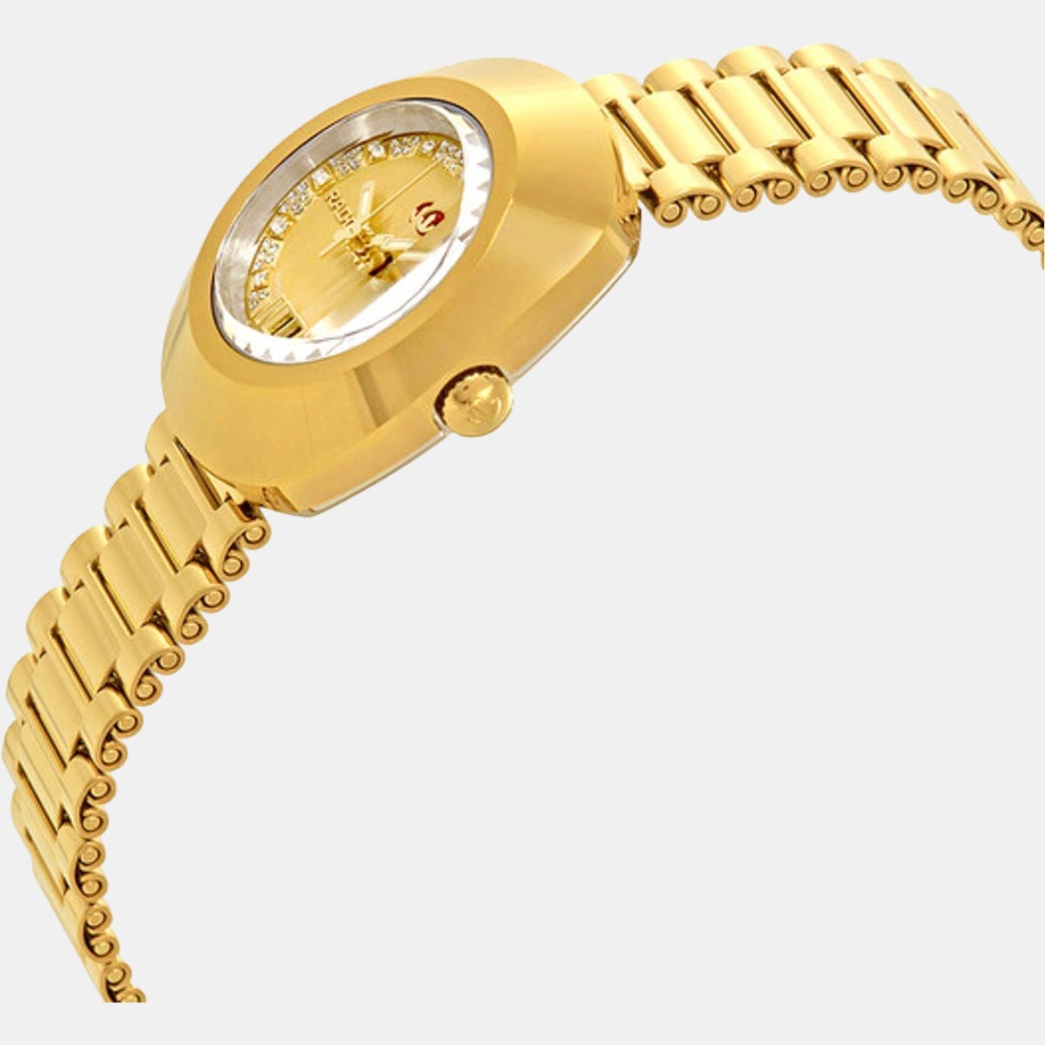 Diastar Women Automatic Gold Dial Analog Stainless Steel Watch R12416673