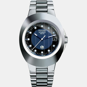 Diastar Men Automatic Blue Dial Analog Stainless Steel Watch R12637163