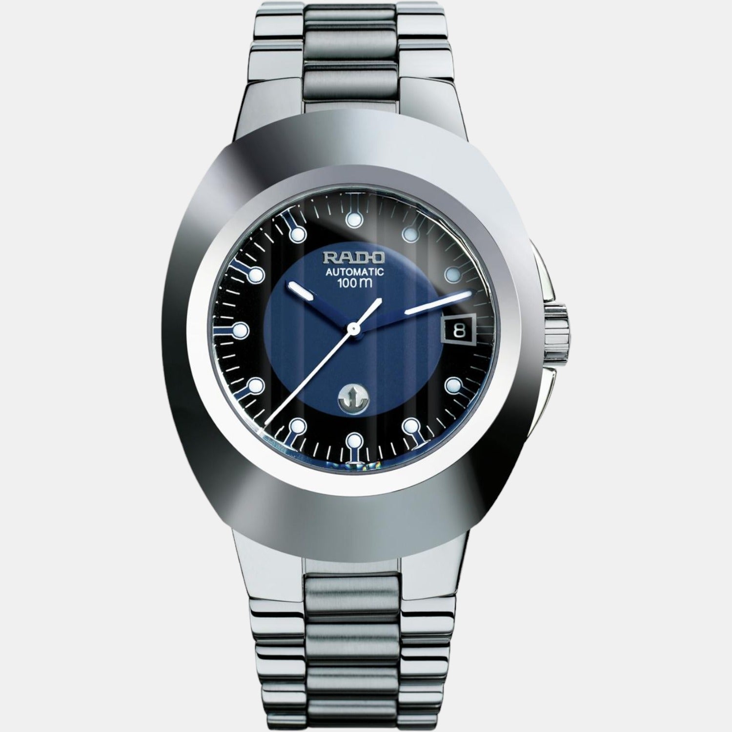 Diastar Men Automatic Blue Dial Analog Stainless Steel Watch R12637163