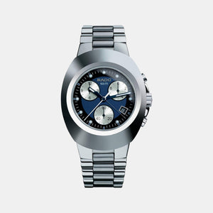 Diastar Men Quartz Blue Dial Chronograph Stainless Steel Watch R12638173