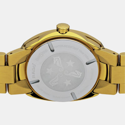 Diastar Men Automatic Gold Dial Analog Stainless Steel Watch R12999253