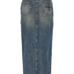 R13 Devon Side Slit Skirt