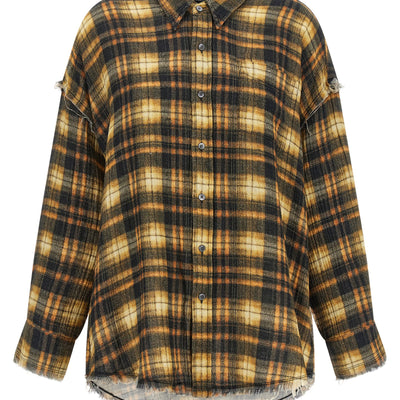 R13 Raw Cut Hem Shirt