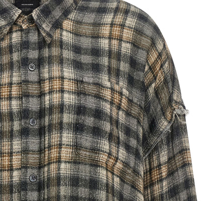 R13 Raw Cut Hem Shirt