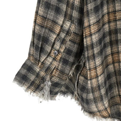 R13 Raw Cut Hem Shirt