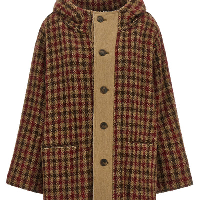 R13 Houndstooth Check Jacket