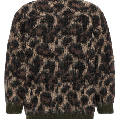 R13 Animal Print Cardigan