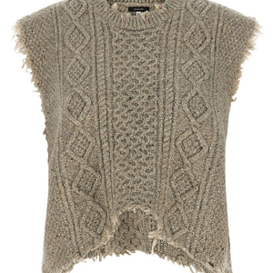 R13 Boyfriend Cable Vest