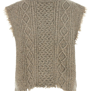 R13 Boyfriend Cable Vest