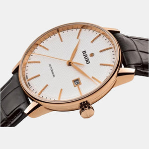 Coupole Men Automatic White Dial Analog Leather Watch R22877025