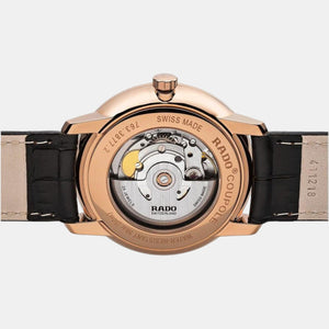 Coupole Men Automatic White Dial Analog Leather Watch R22877025