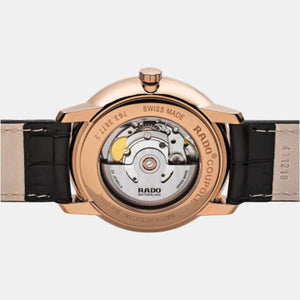 Coupole Men Automatic Black Dial Analog Leather Watch R22877165