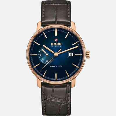 Coupole Men Automatic Blue Dial Analog Leather Watch R22879215