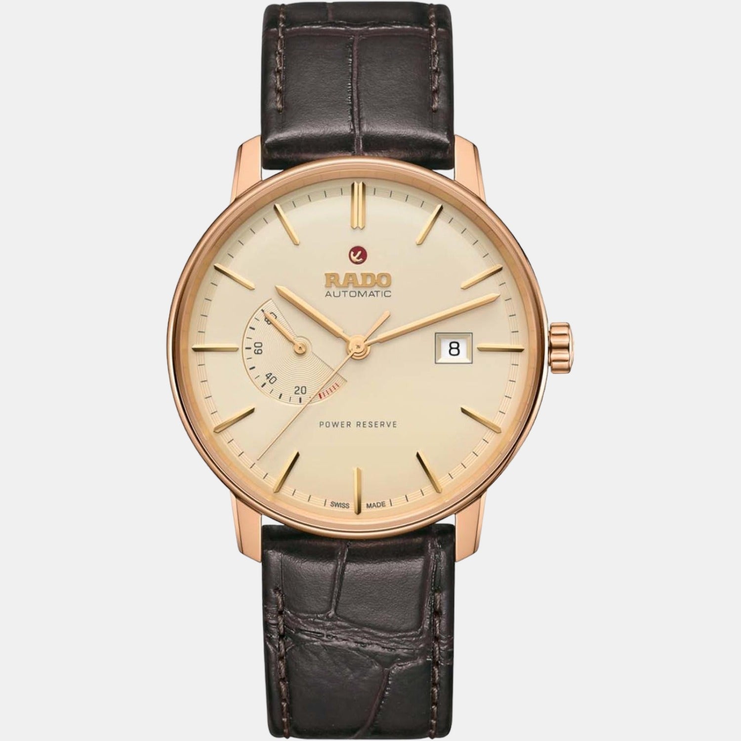 Coupole Men Automatic Beige Dial Analog Leather Watch R22879315