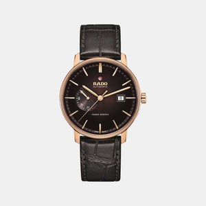 Coupole Men Automatic Brown Dial Analog Leather Watch R22879325