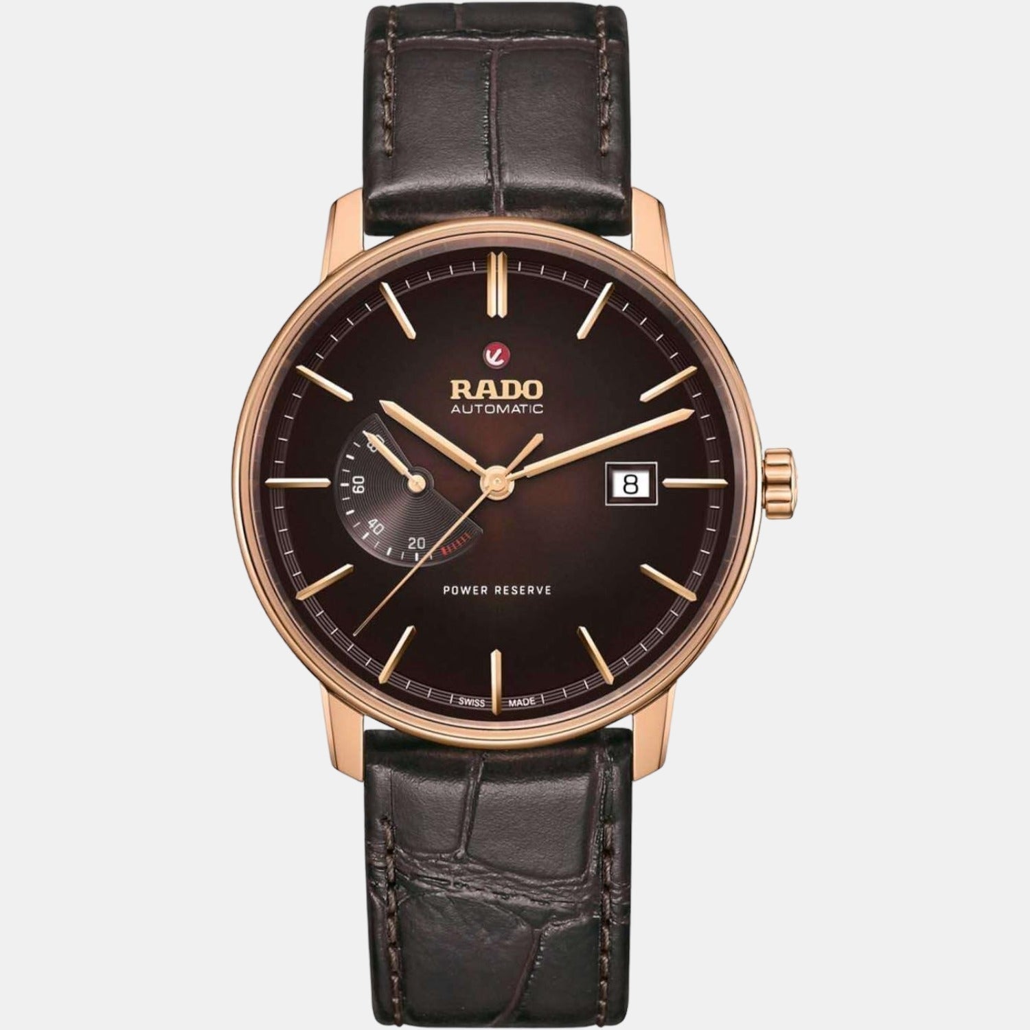 Coupole Men Automatic Brown Dial Analog Leather Watch R22879325