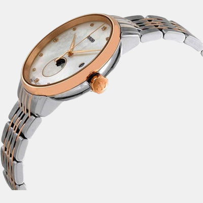 Coupole Women Quartz White Dial Analog Stainless Steel Watch R22883923