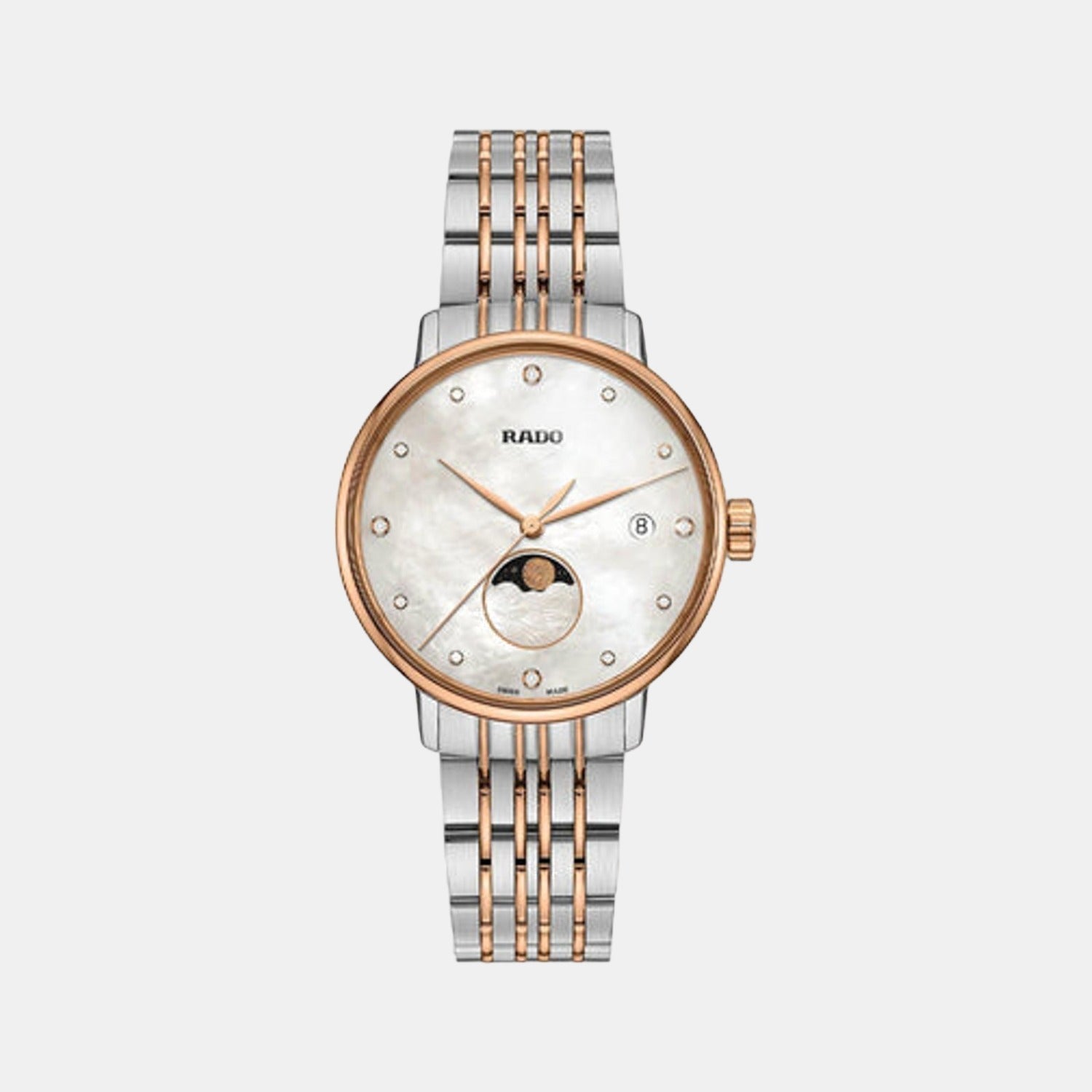 Coupole Women Quartz White Dial Analog Stainless Steel Watch R22883923