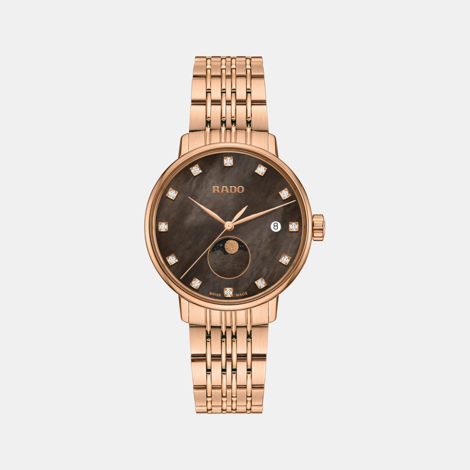 Coupole Women Quartz Brown Dial Analog Stainless Steel Watch R22885903