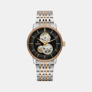 Coupole Men Automatic Black Dial Analog Stainless Steel Watch R22894163
