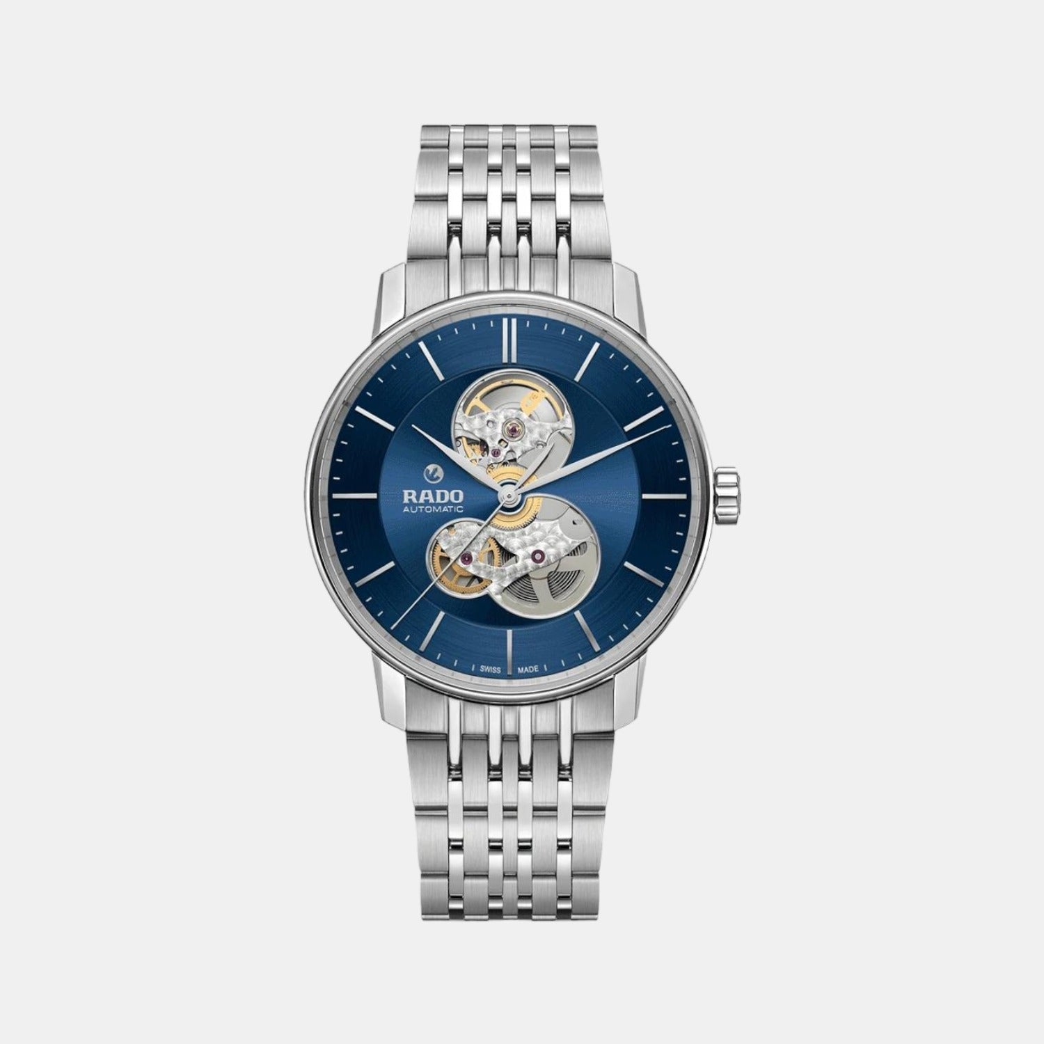 Coupole Women Quartz Blue Dial Analog Stainless Steel Watch R22894203