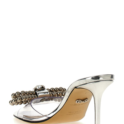 Mach & Mach Stud Bow Sandals
