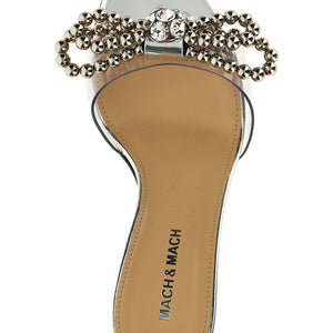 Mach & Mach Stud Bow Sandals