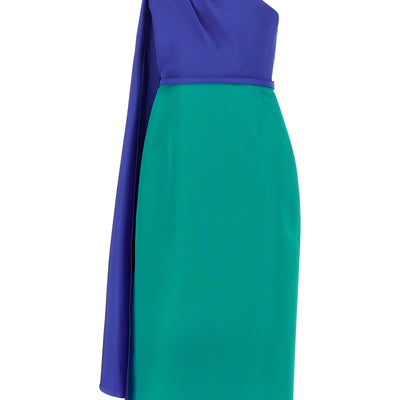 Carolina Herrera Color Block Dress