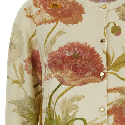 Carolina Herrera Floral Print Cardigan