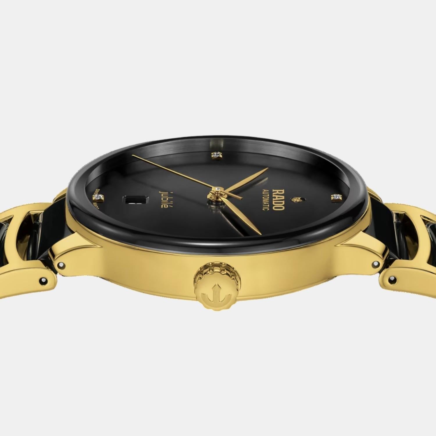 Centrix Unisex Automatic Black Dial Analog Ceramic Watch R30008712