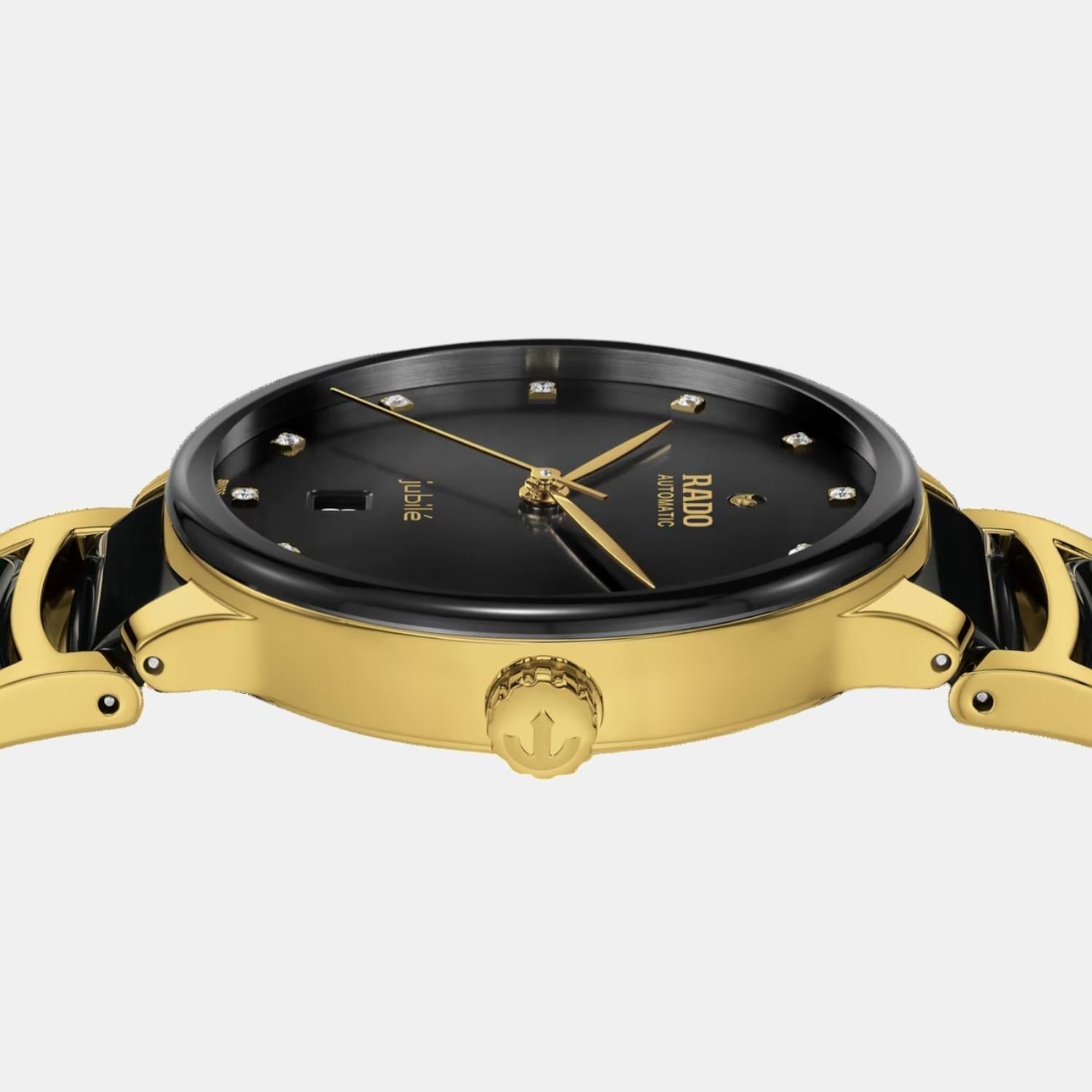 Centrix Unisex Automatic Black Dial Analog Ceramic Watch R30008742