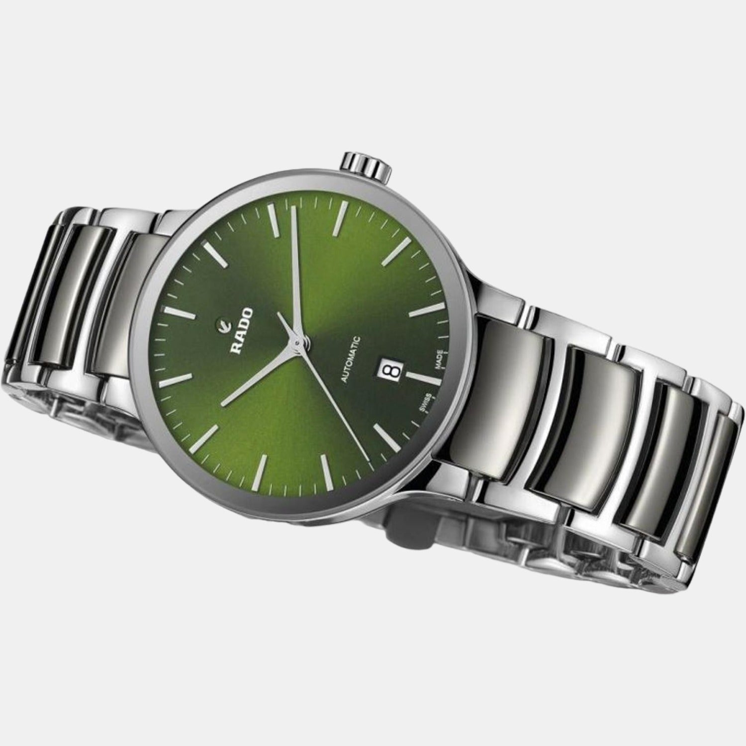 Centrix Men Automatic Green Dial Analog Stainless Steel Watch R30010312
