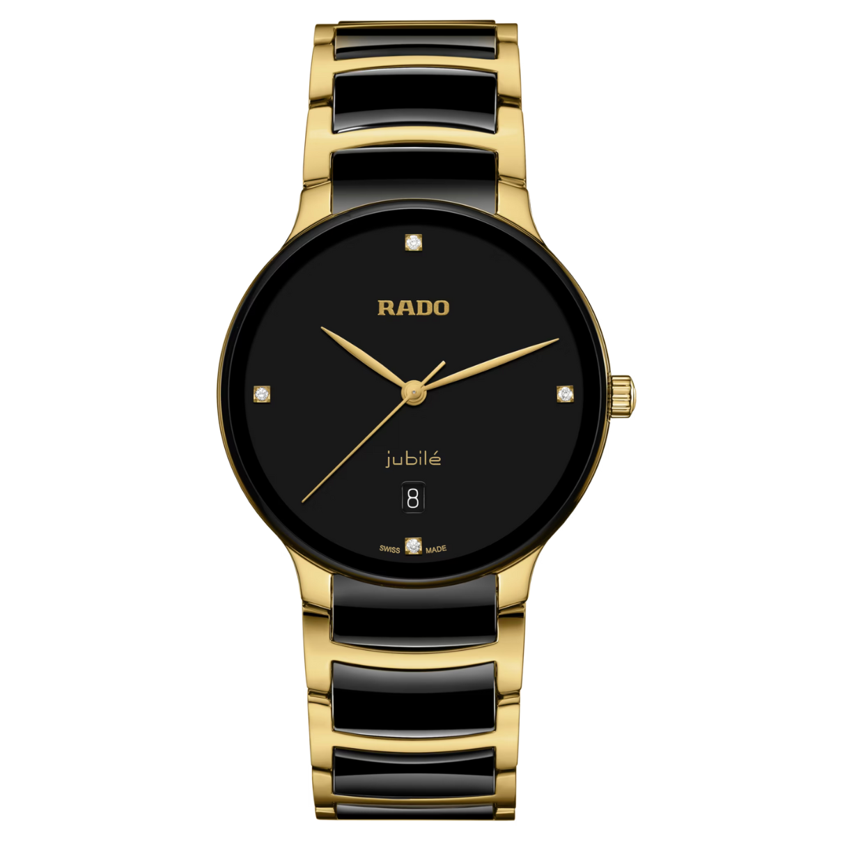 Rado Centrix Black Dial Unisex 39.5mm