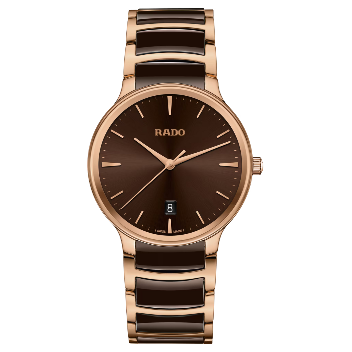 Rado Centrix Brown Dial Men 39.5mm