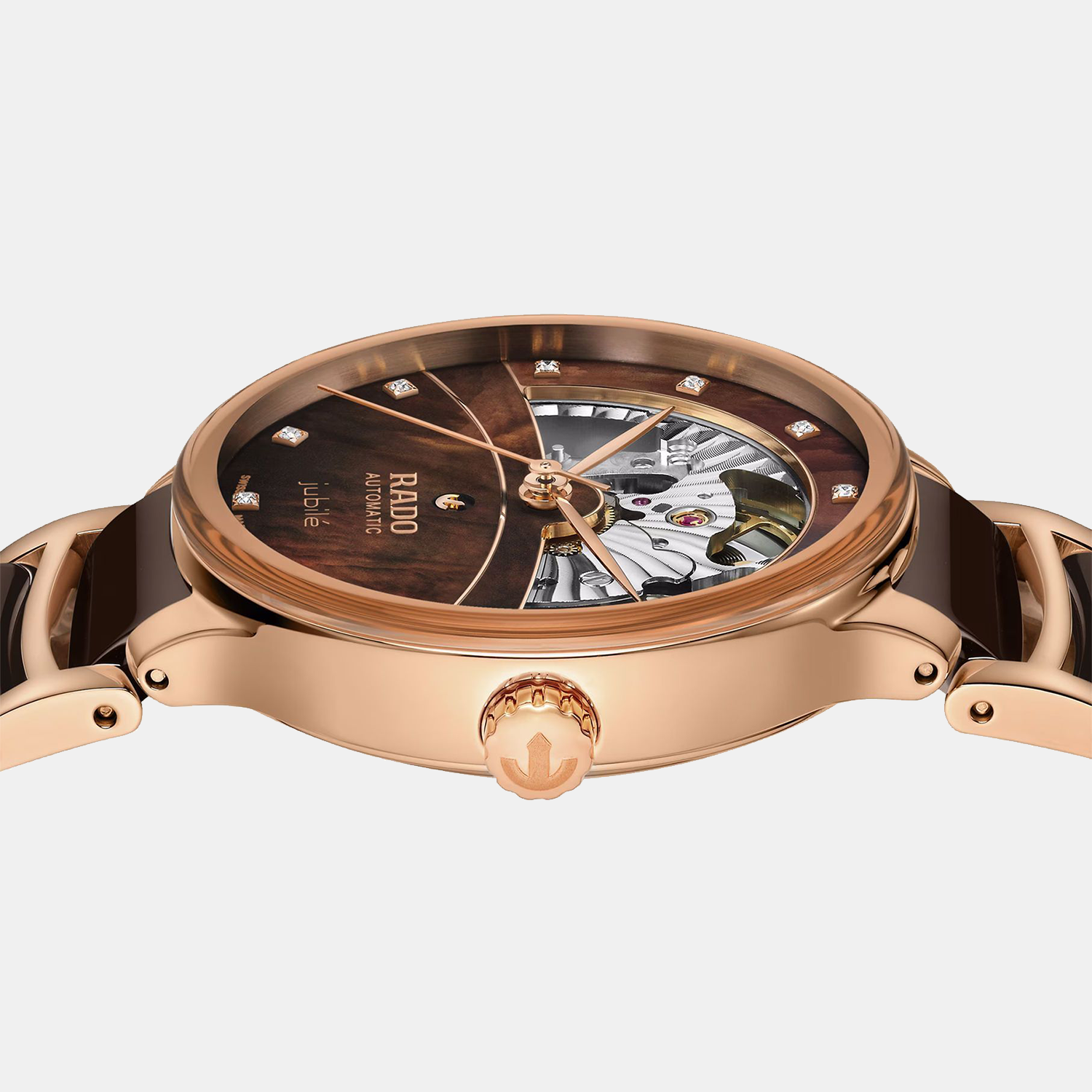 Centrix Women Automatic Brown Dial Analog Stainless Steel Watch R30029902
