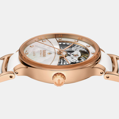 Centrix Women Automatic Mother Of Pearl Dial Analog Stainless Steel Watch R30029922